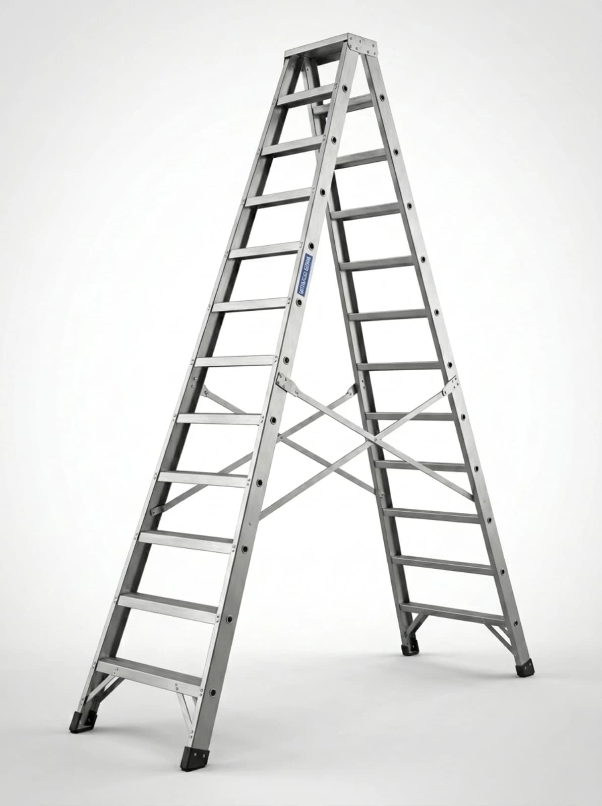 Escalera Tipo Tijera de 3.60m en Aluminio — Escaleras en alquiler