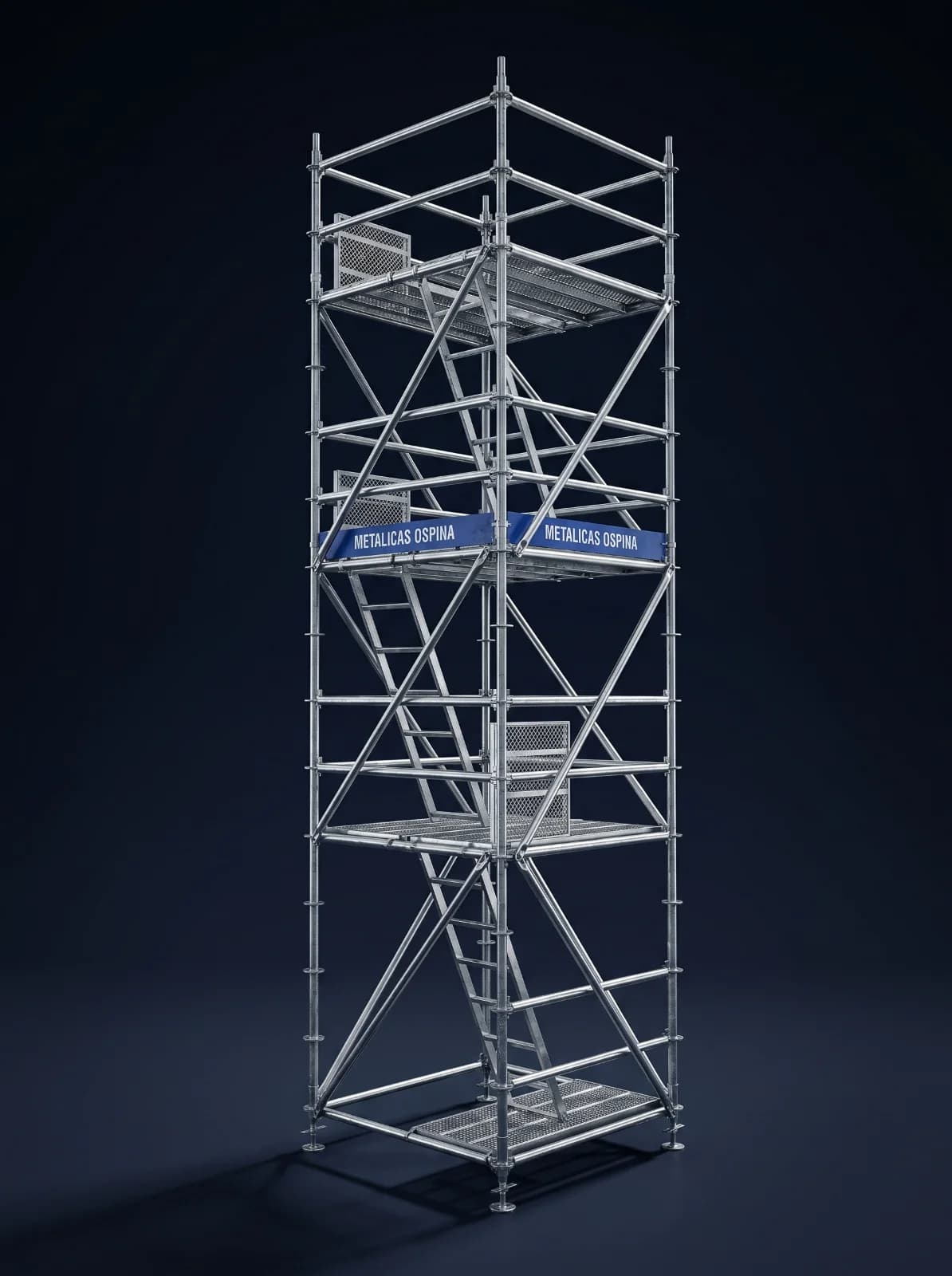 Torre de andamio 6m certificada